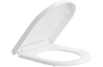 AKW Carbamide Soft-Close Toilet Seat with Lid - White