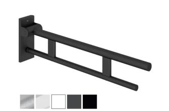 HEWI System 900 - 850mm Mobile Hinged Support Rail Duo - Choice of Finish