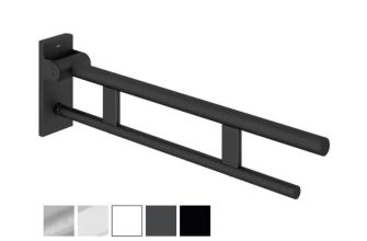 HEWI System 900 - 900mm Mobile Hinged Support Rail Duo - Choice of Finish