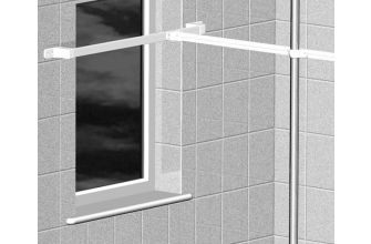 AKW Silverdale Window Spanning Kit (White shown)