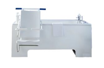 Renaissance Excel 300 Fixed Bath, PWR, Swing Detachable Transporter Seat, Full or Hoist Panels - Choice of Size & Waste