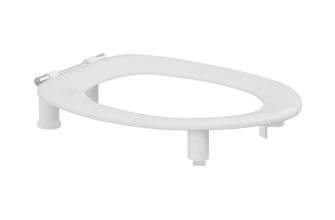 Pressalit Toilet Seat Dania without Cover, 50mm Raised - White