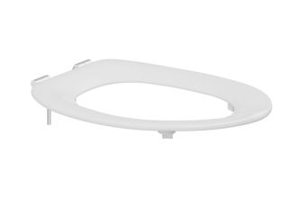 Pressalit Toilet Seat Dania without Cover, Universal Hinge (B83) - White