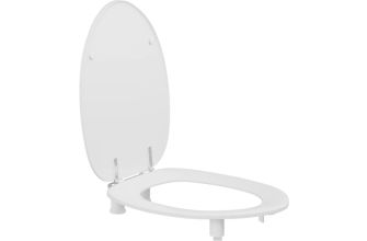 Pressalit Toilet Seat Dania with Cover, 50mm - White