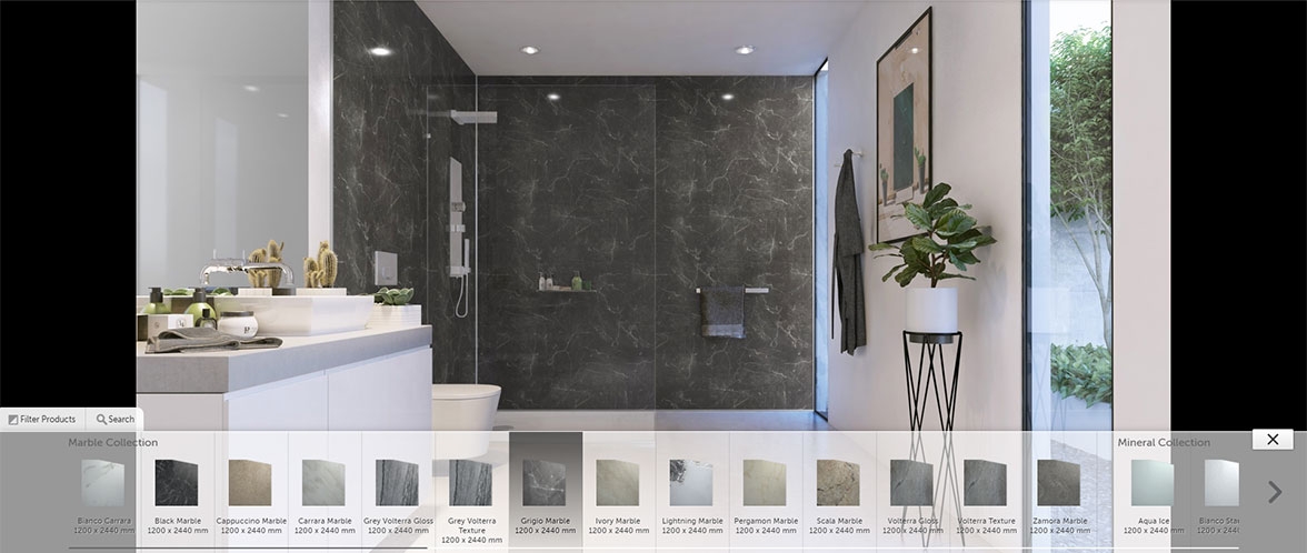 Showerwall Visualiser